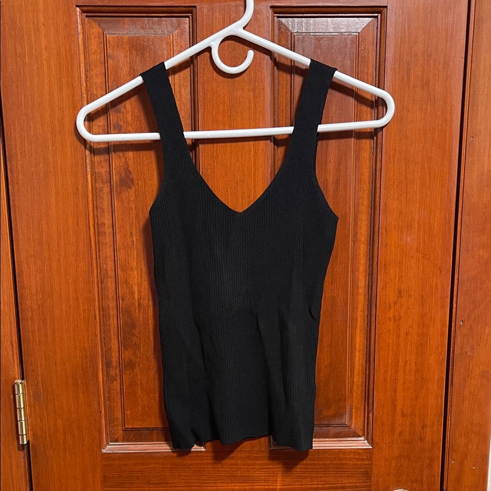 Black tank top